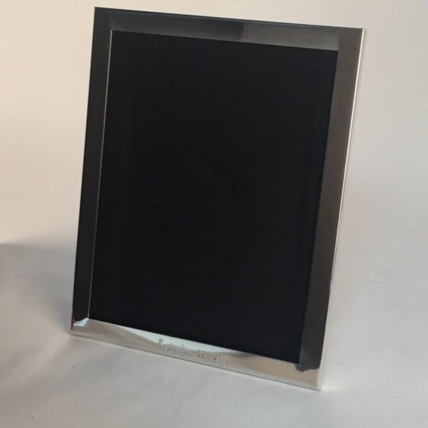 Pewter Frame | 8 by 10 inches | Classic Picture Frame | Thin Border Frame | Made in USA-Picture Frame-Sterling-and-Burke