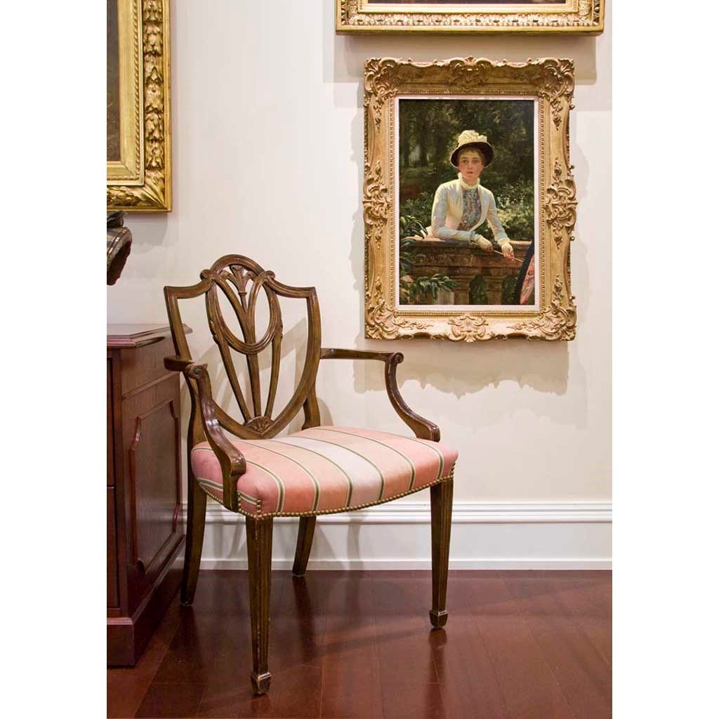 Antique Oil Painting | Summer by Robert Cree Crawford | 23 1/2" x 31 1/2"-Oil Painting-Sterling-and-Burke
