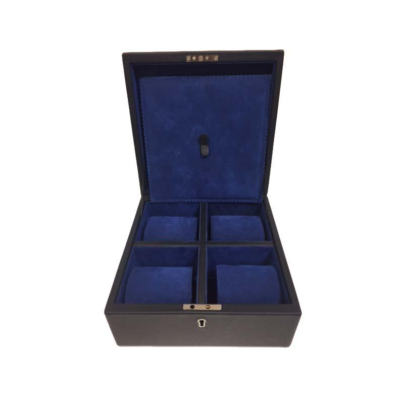 Watch Box, BESPOKE | English Bridle Leather and Suede | Individual Pillows | Multiple Watches | Sterling and Burke-Watch Box-Sterling-and-Burke