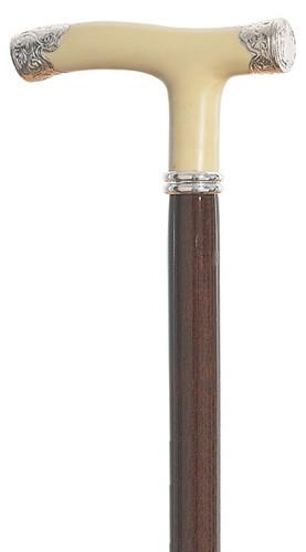 silver dress canes Dress Walking Cane Elegant Handle Silver Rose Walking Stick Floral