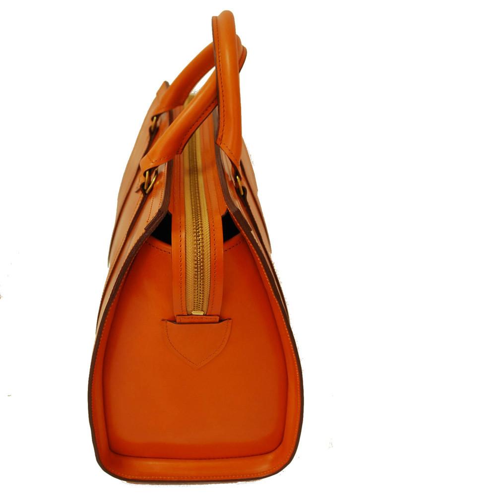 Carry-All Beatrice Handbag, London Tan | Hand Stitched | English Leather | Sterling and Burke-Handbag-Sterling-and-Burke