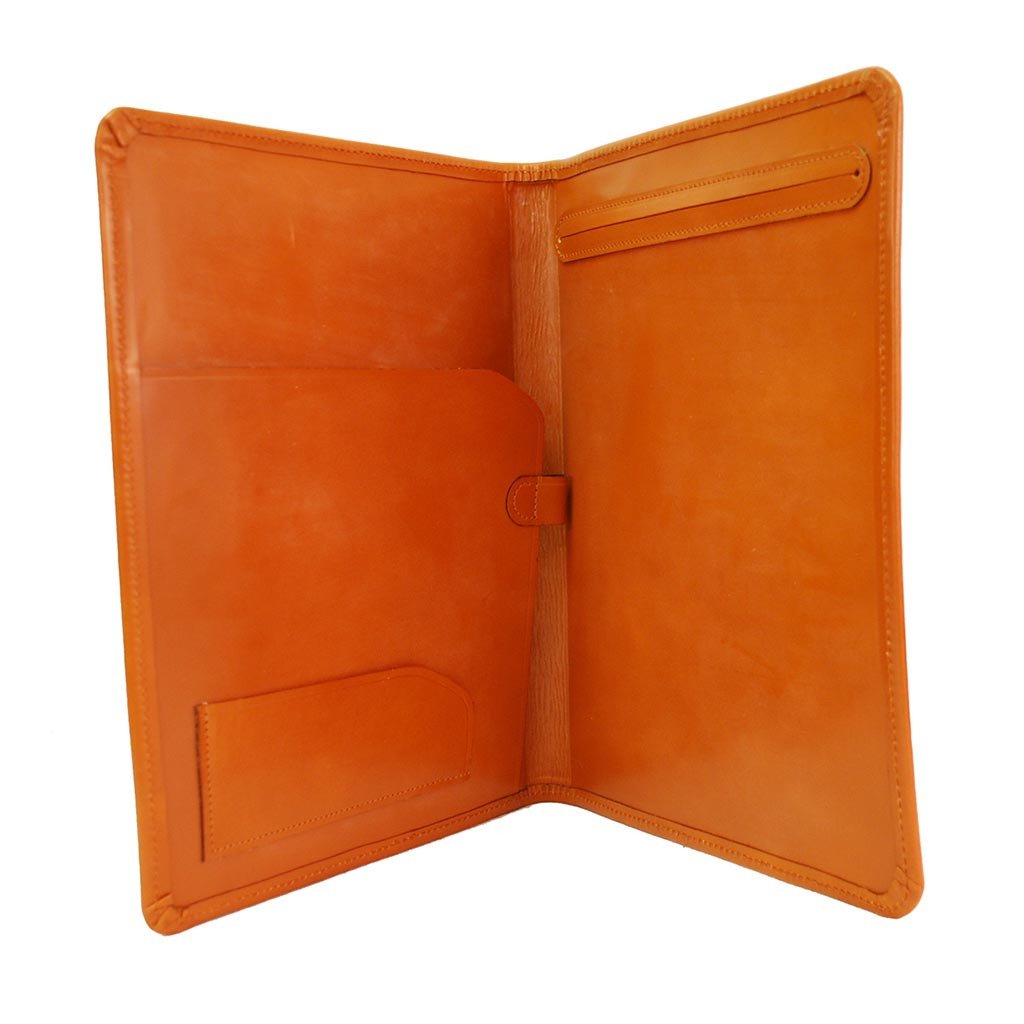 Hand Stitched Pad Cover | English Bridle Hide | BESPOKE-Pad Cover-Sterling-and-Burke