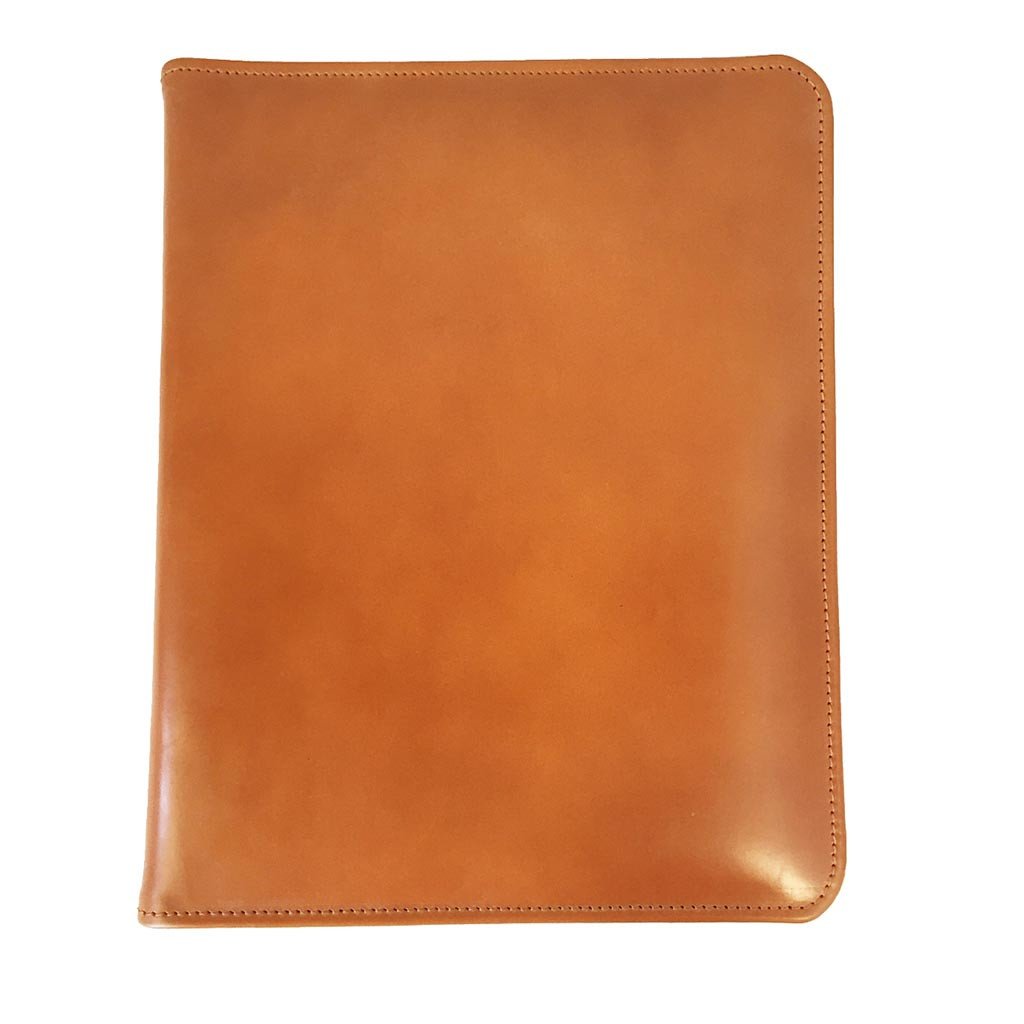 Hand Stitched Pad Cover | English Bridle Hide | BESPOKE-Pad Cover-Sterling-and-Burke