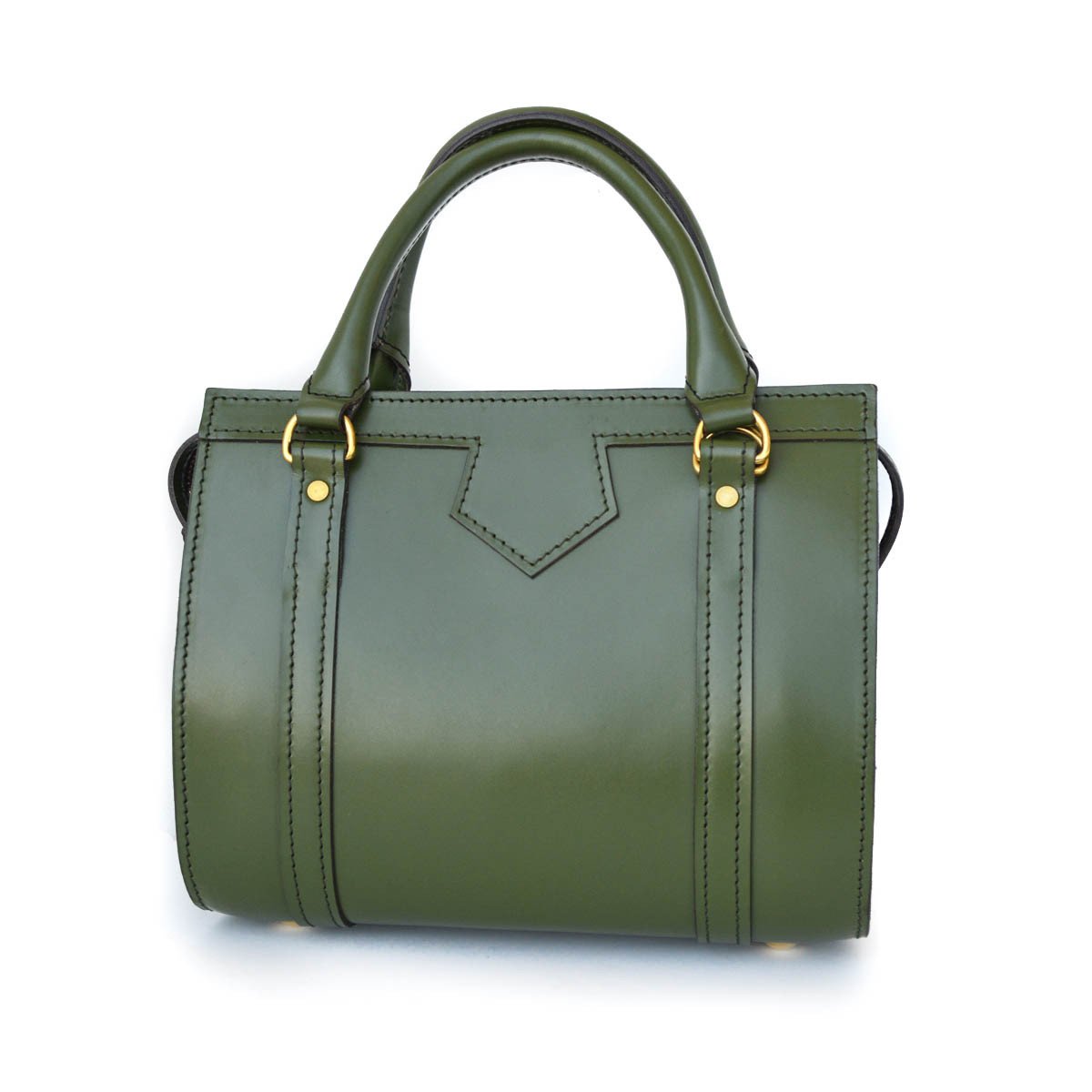 Petite Beatrice Handbag, Cypress | Hand Stitched | Green English Bridle Leather | Small Luxury Handbag-Handbag-Sterling-and-Burke