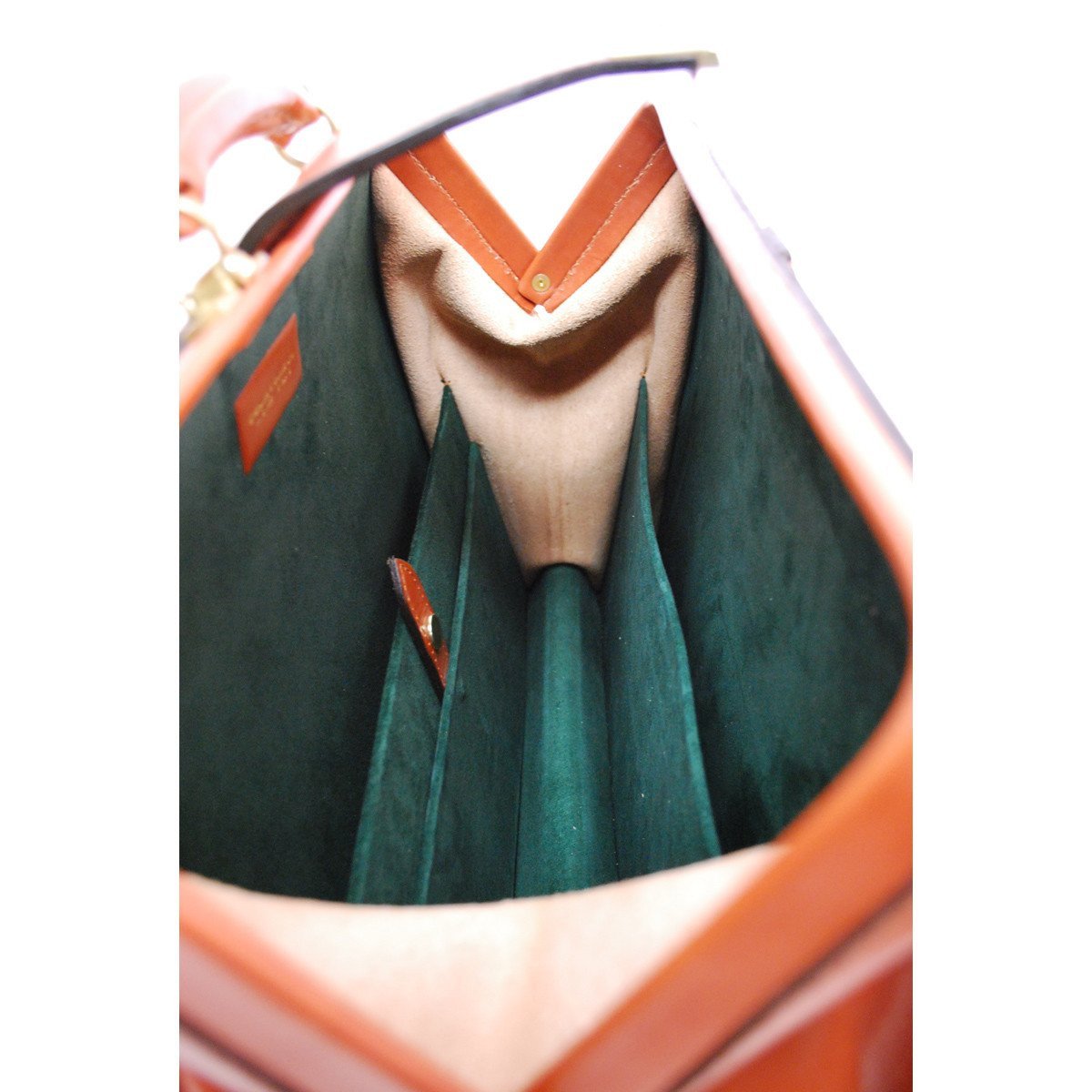 Top Frame Briefcase, BESPOKE | English Bridle | Hand Stitched in England | Sterling and Burke-Top Frame-Sterling-and-Burke