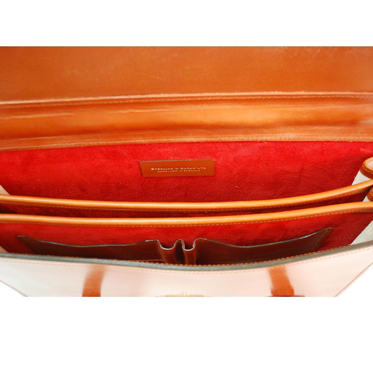 Triple Gusset Strap Around, BESPOKE | Document Briefcase | Hand Stitched | English Bridle Leather | Sterling and Burke-Document Case-Sterling-and-Burke