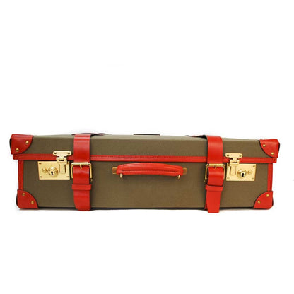 Canvas Trunk Suitcase, 28 Inch | Wheels and Trolley Option | Hand Stitched | Sterling and Burke-Suitcase-Sterling-and-Burke