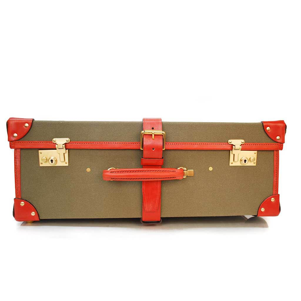 Canvas Trunk Suitcase | 18 Inch Carry On | Wheels and Trolley Option | Hand Stitched | Sterling and Burke-Suitcase-Sterling-and-Burke