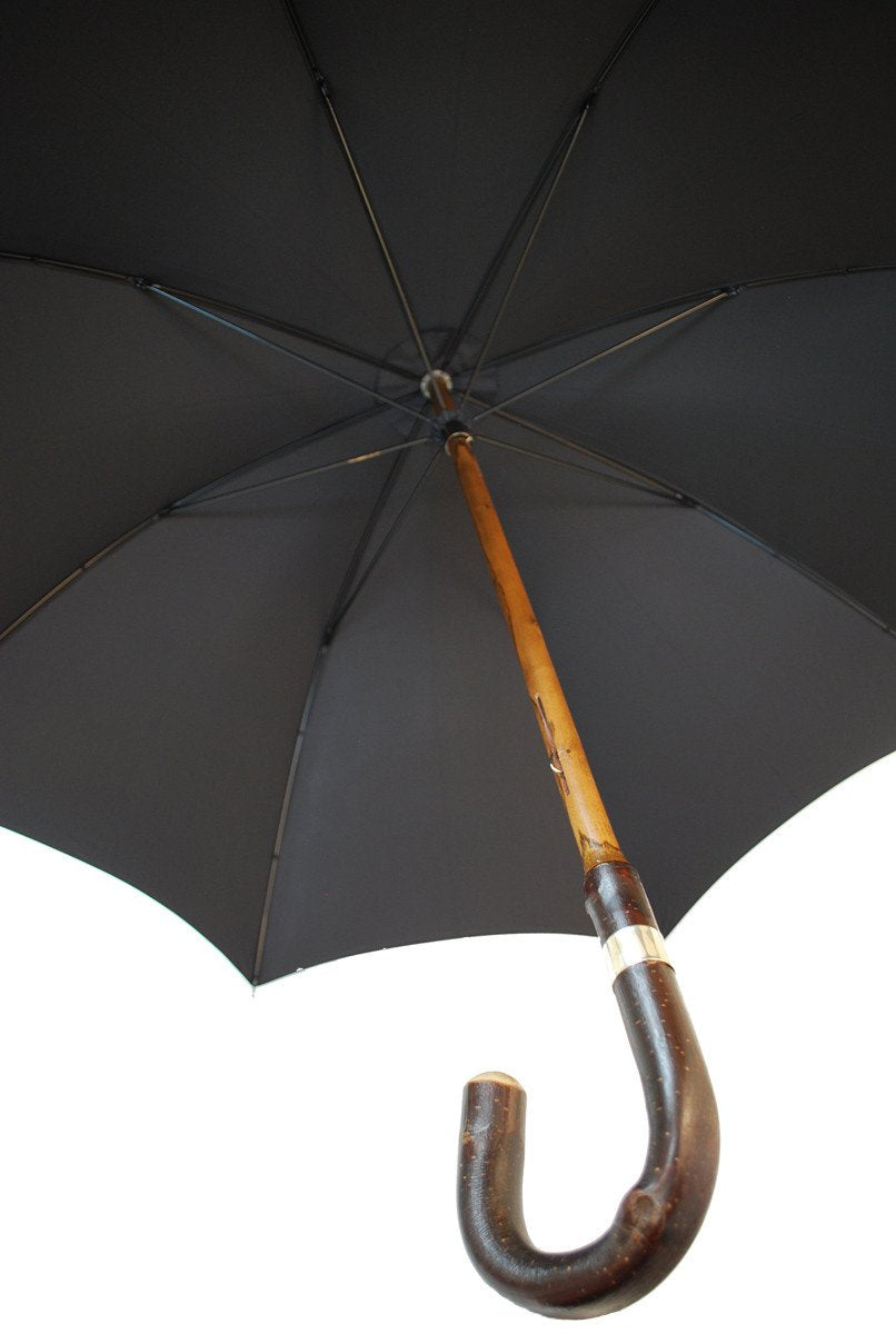 Bark Chestnut Gent's Umbrella, BESPOKE-Gent's Umbrella-Sterling-and-Burke