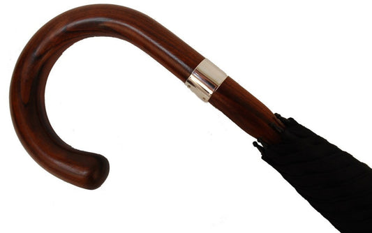 Polished Cherry Gent's Umbrella, BESPOKE-Gent's Umbrella-Sterling-and-Burke