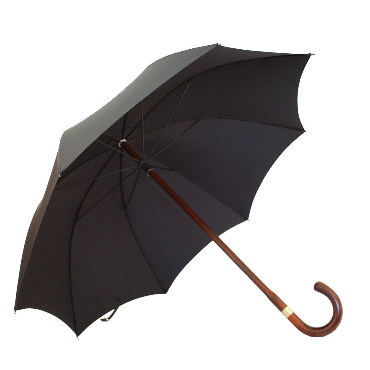 Polished Cherry Gent's Umbrella, BESPOKE-Gent's Umbrella-Sterling-and-Burke