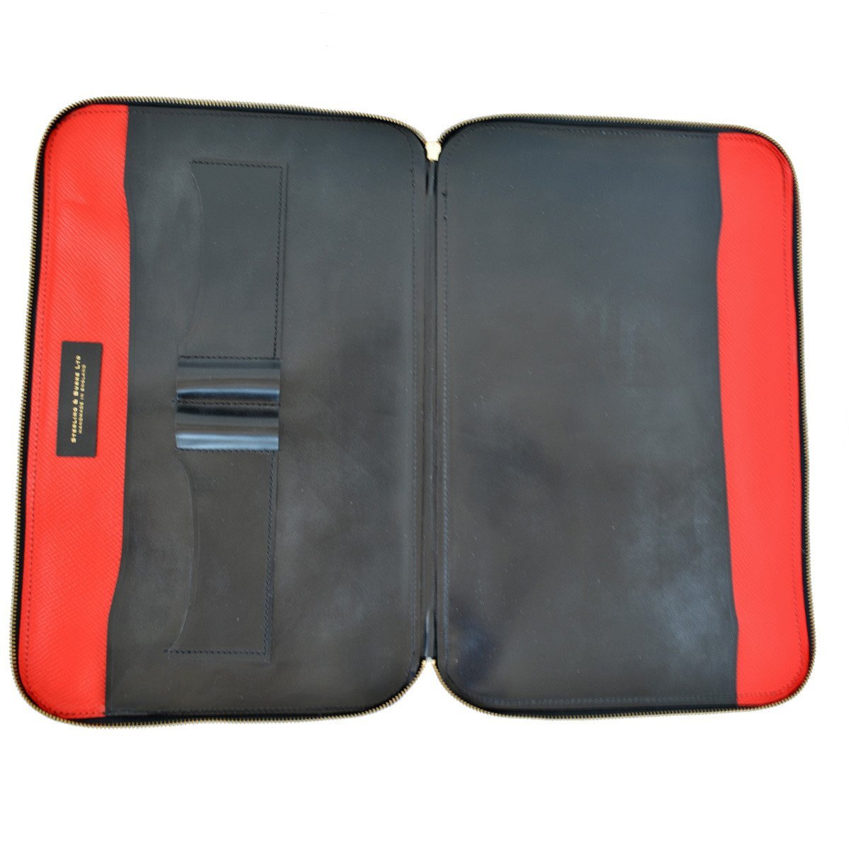 Zip Around Document Case, BESPOKE | Zipper Under Arm Briefcase | Retractable Handles | English Bridle Leather | Sterling and Burke-Document Case-Sterling-and-Burke