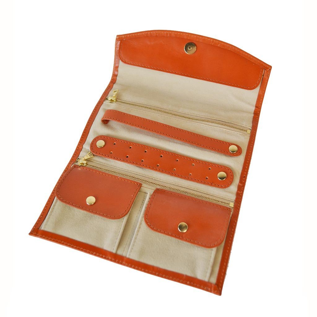 Sterling & Burke Travel Jewelry Roll-Travel Accessories-Sterling-and-Burke