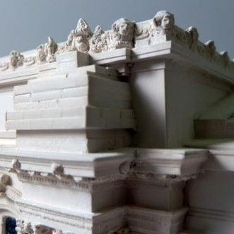 Metropolitan Museum Sculpture | Custom Metropolitan Museum Plaster Model | Extraordinary Quality and Detail | Made in England | Timothy Richards-Desk Accessory-Sterling-and-Burke