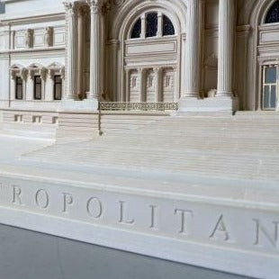 Metropolitan Museum Sculpture | Custom Metropolitan Museum Plaster Model | Extraordinary Quality and Detail | Made in England | Timothy Richards-Desk Accessory-Sterling-and-Burke