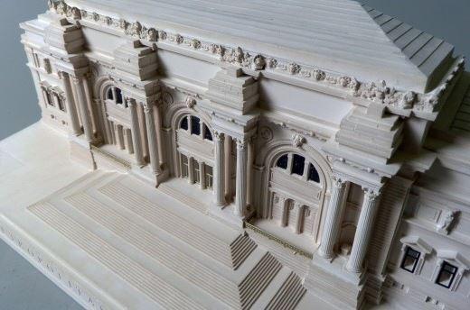 Metropolitan Museum Sculpture | Custom Metropolitan Museum Plaster Model | Extraordinary Quality and Detail | Made in England | Timothy Richards-Desk Accessory-Sterling-and-Burke