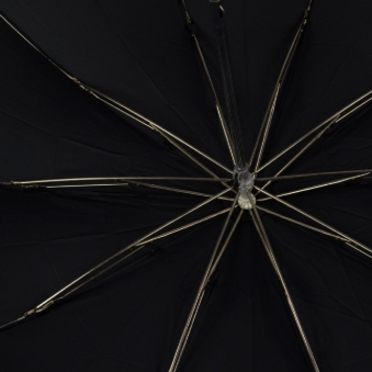 Burke Umbrella | Collapsible Umbrella | Custom Collapsible Umbrella | Malacca Cane Handle | Personalized | Hand Made in England