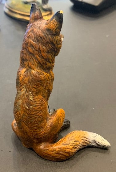 Antique Fox Sitting | Large | Viennese Bronze