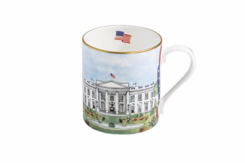 Halcyon Days Bespoke Bone China, Made in England now in America at Studio Burke DC