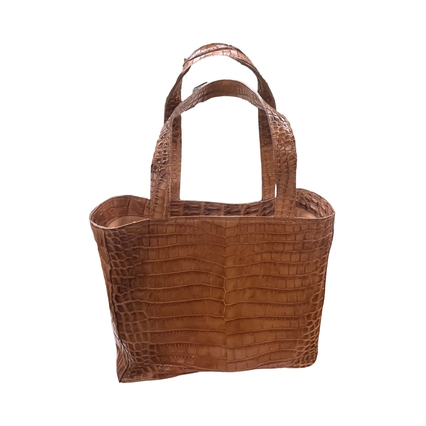 Authentic American Alligator Shoulder Tote | Custom Production | Hand Made in America