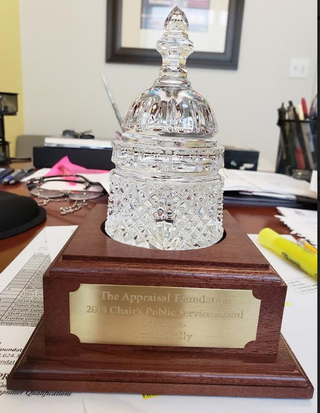 The Appraisal Foundation | Waterford Crystal Capitol Dome Paperweight Award