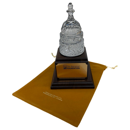 The Appraisal Foundation | 2025 | Waterford Crystal Capitol Dome Award with engraved Base