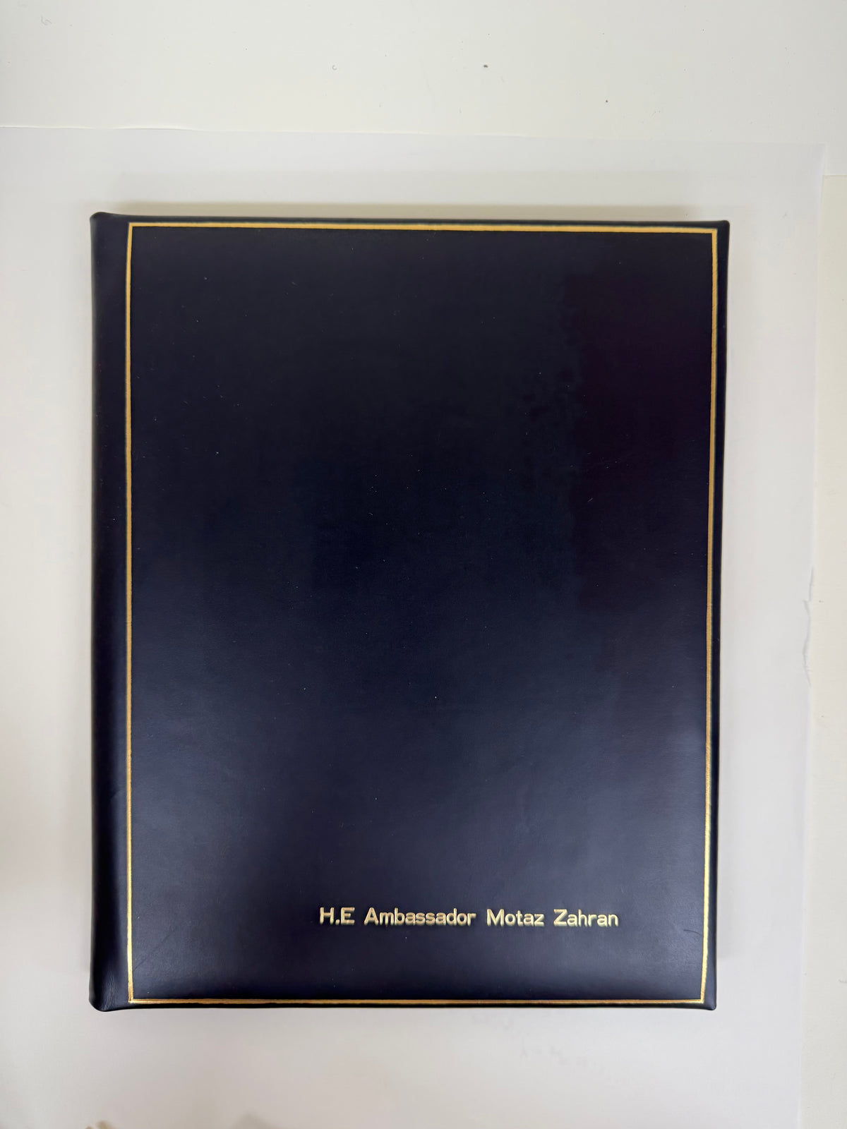 LEAGUE OF ARAB STATES | 2026 | Ambassador Gift | Writing Instrument, Leather Card Holder & Luxury Journal