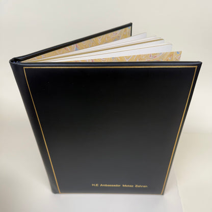 LEAGUE OF ARAB STATES | 2026 | Ambassador Gift | Writing Instrument, Leather Card Holder & Luxury Journal