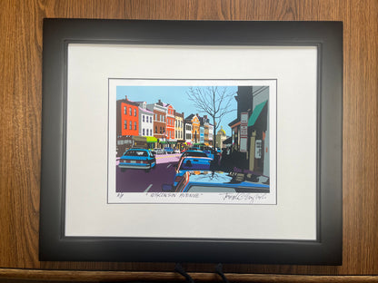 Georgetown Univ Art | Georgetown University | Wisconsin Avenue | Georgetown, Washington, DC | Artist Craig English | 14 by 18 Inches