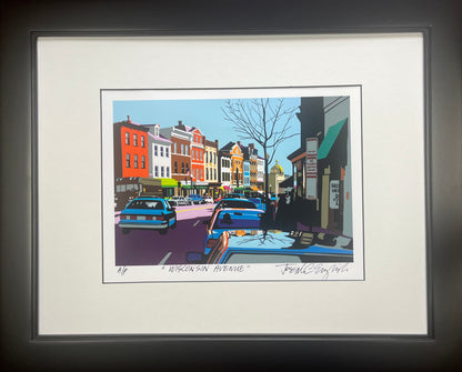 Georgetown Univ Art | Georgetown University | Wisconsin Avenue | Georgetown, Washington, DC | Artist Craig English | 14 by 18 Inches