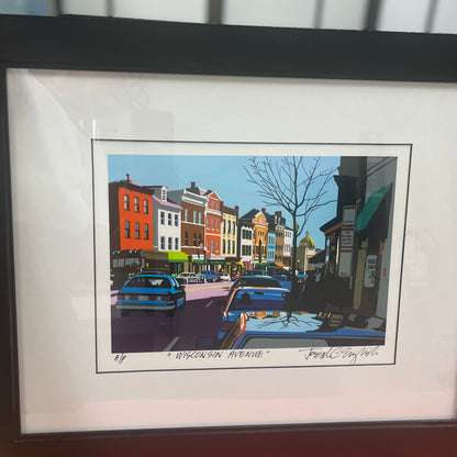 Georgetown Univ Art | Georgetown University | Wisconsin Avenue | Georgetown, Washington, DC | Artist Craig English | 14 by 18 Inches