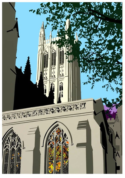 Cathedral View | Washington National Cathedral Art by Joseph Craig English