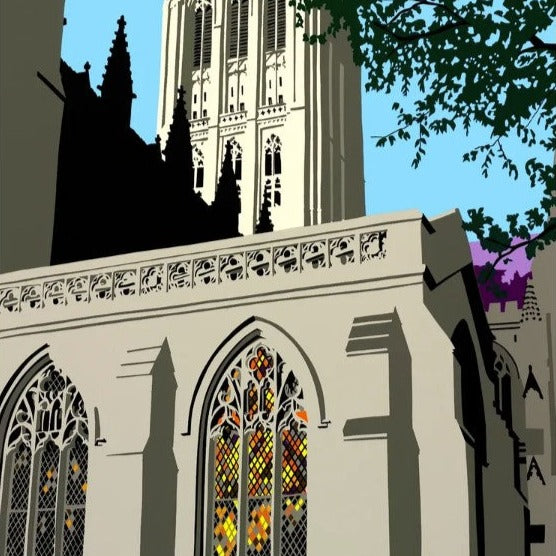 Cathedral View | Washington National Cathedral Art by Joseph Craig English