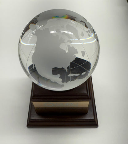 HR Policy Association | 2025 AWARDS | Capitol Dome Award with Engraved Plate on Natural Walnut Base