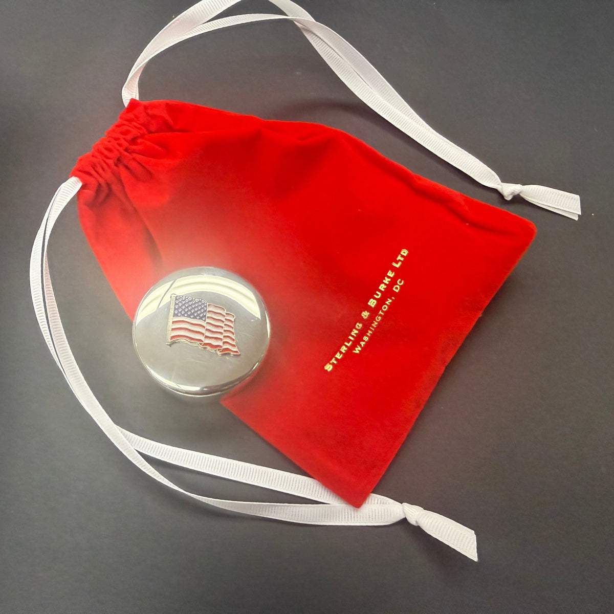 Embassy of Bahrain | 2026 | Diplomatic Gift | Pewter Jewel Box and Cufflinks | Patriotic Gifts