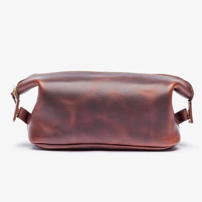 Beorma's Leighton Wet Pack | Dopp Kit  Made in UK | Superior Quality | English Bridle Hide | 20"