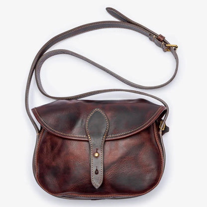 Beorma's Radcliff Handbag | English Bridle | Made in England | 10" English Cartridge Bag