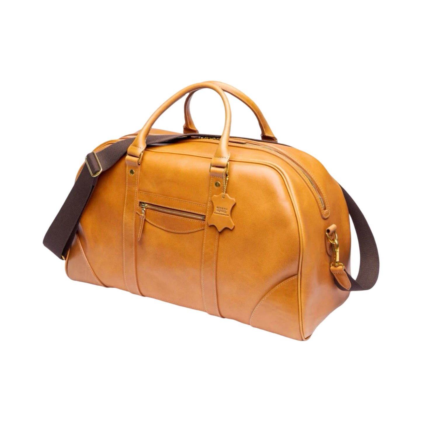 Beorma's Stanford Travel Bag, Weekend Holdall | Made in UK | Superior Quality | English Bridle Hide | 20"