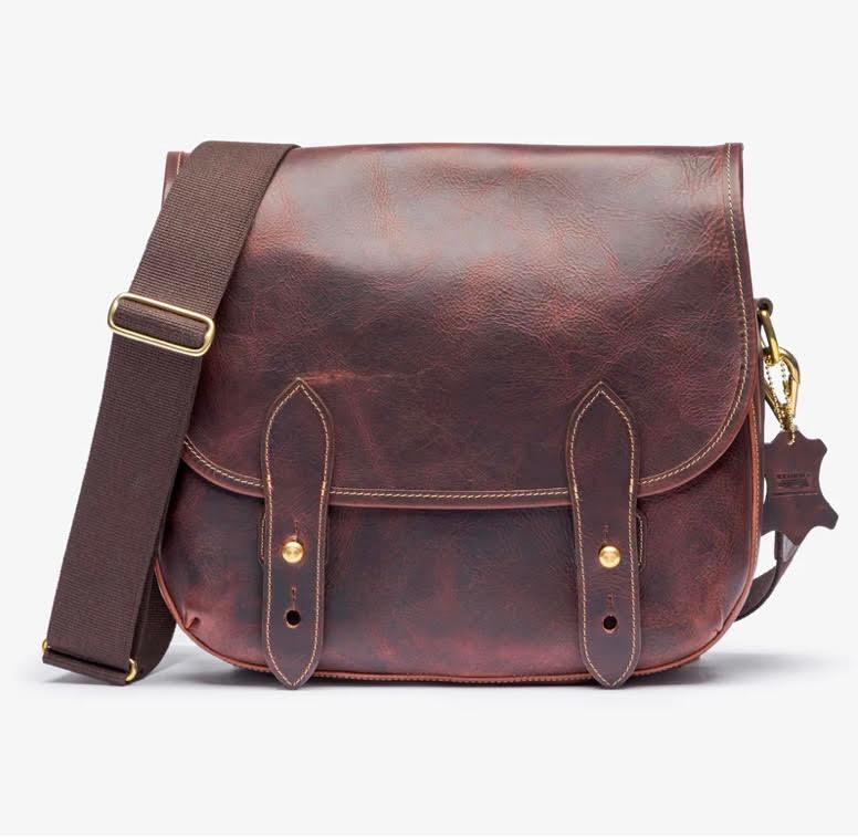 Beorma's Clifton Messenger Bag | English Bridle | Made in England | 14.5 inches