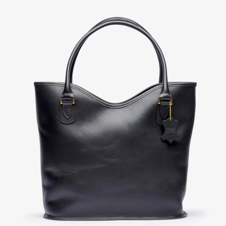 Beorma's Maughan Tote | English Bridle | Made in England | 14" Zippered Tote