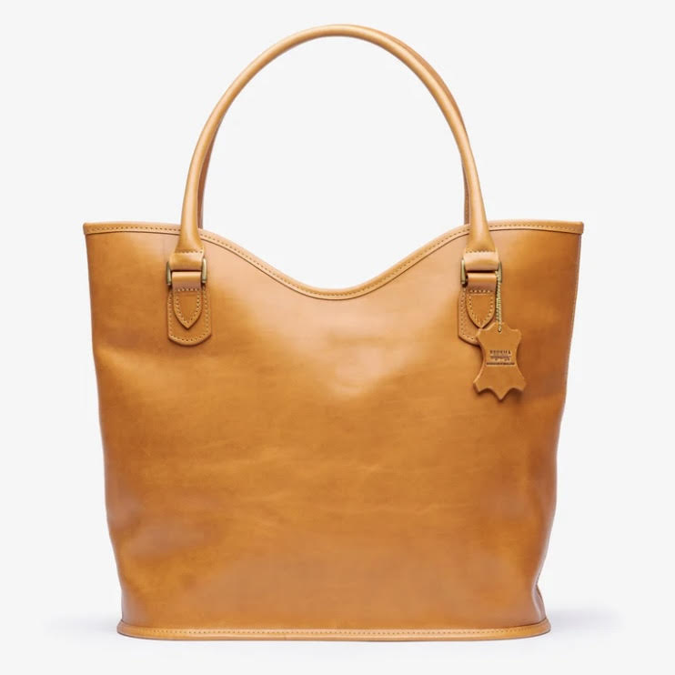 Beorma's Maughan Tote | English Bridle | Made in England | 14" Zippered Tote