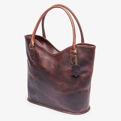 Beorma's Maughan Tote | English Bridle | Made in England | 14" Zippered Tote