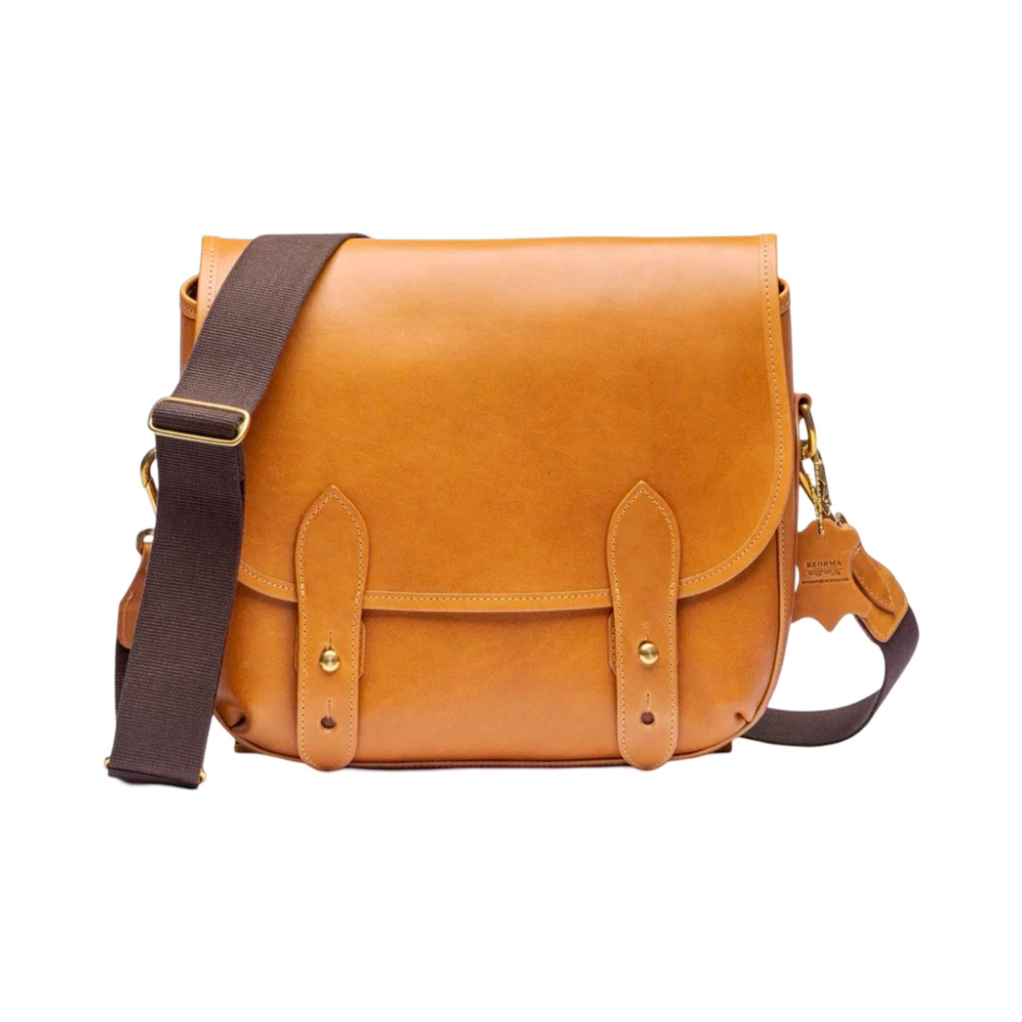 Beorma's Clifton Messenger Bag | English Bridle | Made in England | 14.5 inches