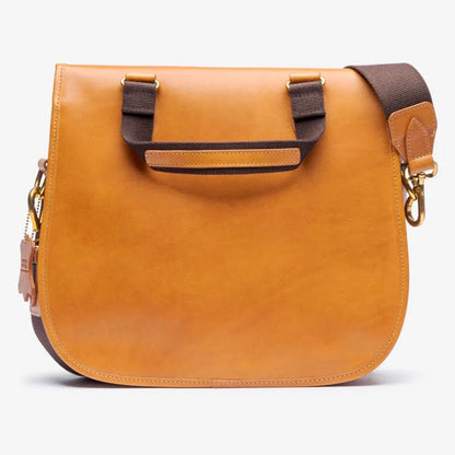 Beorma's Clifton Messenger Bag | English Bridle | Made in England | 14.5 inches