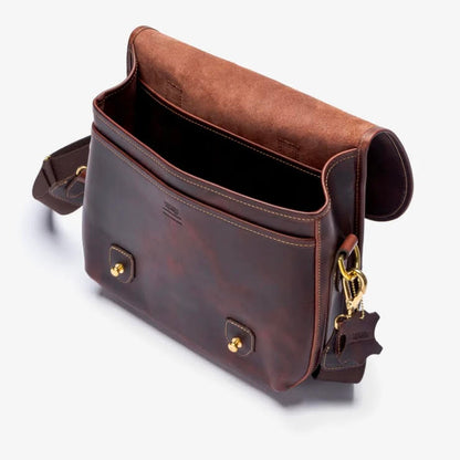 Beorma's Clifton Messenger Bag | English Bridle | Made in England | 14.5 inches