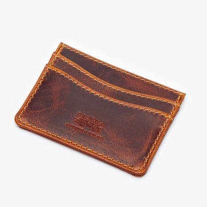 Beorma's Slimline Card Case Wallet | English Bridle | Made in England