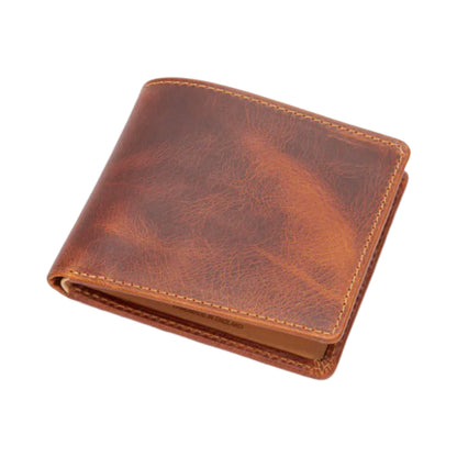 Beorma's Regent Bi-Fold Wallet | 8 Credit Card and 2 Currency Pockets | English Bridle | Made in England