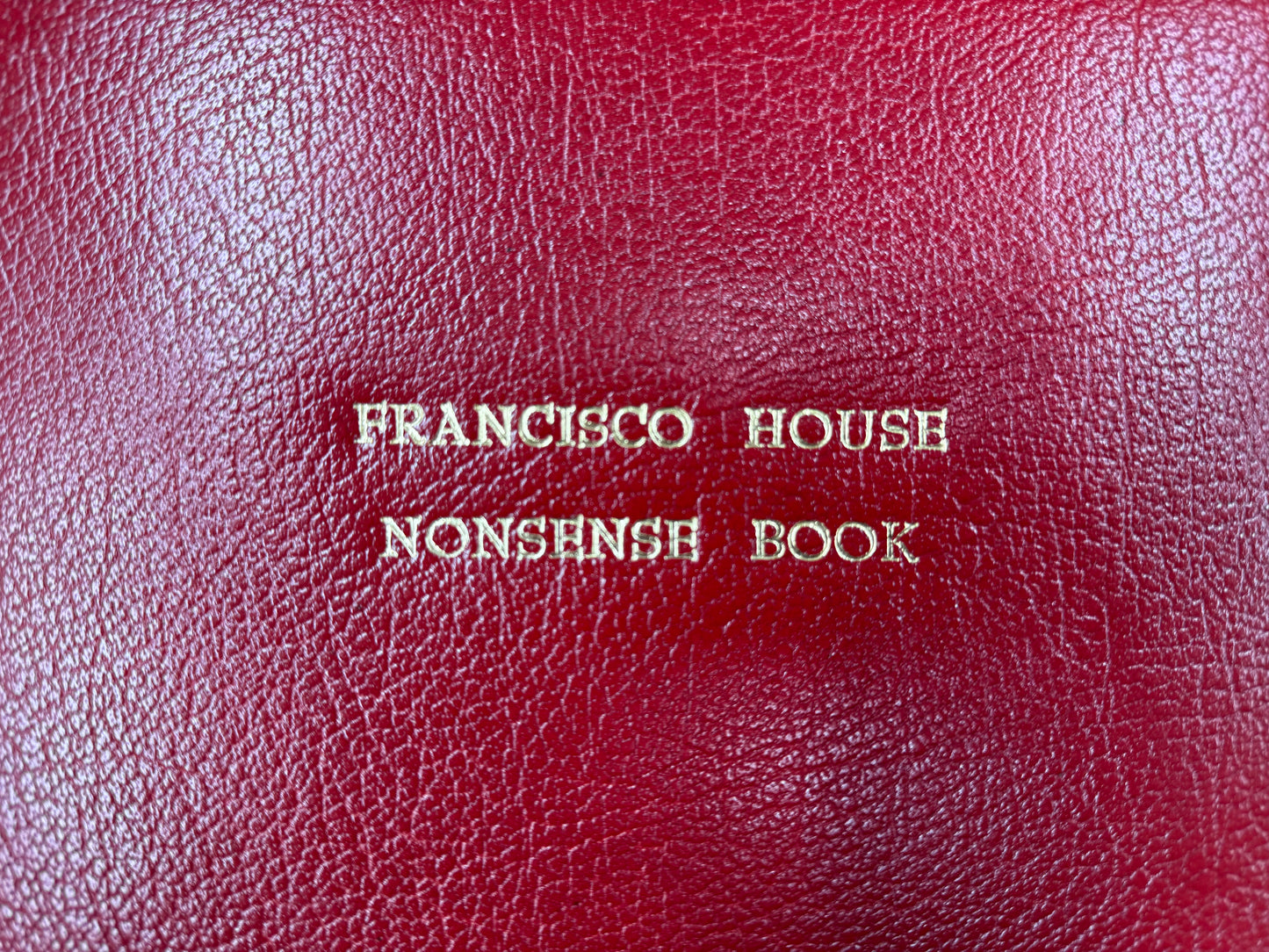 Custom Guest Book | BILTMORE HOTEL | NONSENSE BOOK | GUEST BOOK