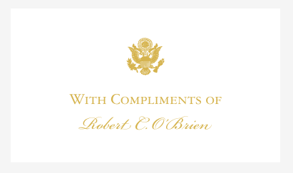 Blanchard | Bespoke Stationery | Monarch Sheets & Envelopes, Business & With Compliments Cards | All Gilt, Hand Engraved on Ecru | Finest Quality