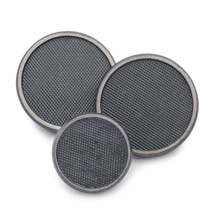 Diamond Weave Classic | Blazer Button Set | Antique Silver Blazer Buttons | Made in UK